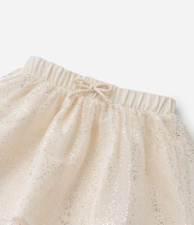 Pollera Infantil en Tule con Brillos - Talle 1 a 6 años 6