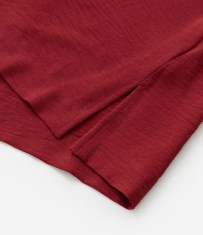 Blusa Manga Corta Texturizada con Detalle en el Cuello Curve & Plus Size 10