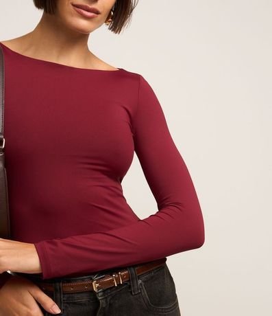 Body Básico en Media Mlla con Escote Bote 3