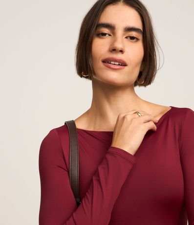 Body Básico en Media Mlla con Escote Bote 5