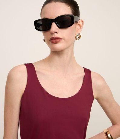 Blusa Musculosa en Poliamida con Escote U 3