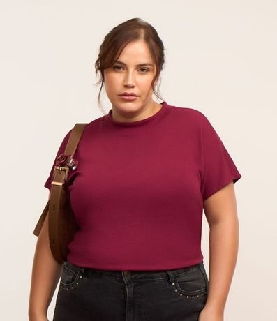 Blusa en Ribana sin Sisa Curve & Plus Size