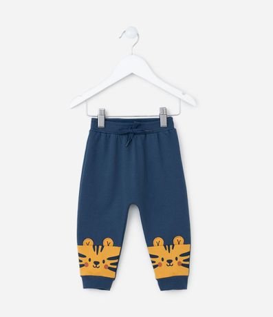 Pantalón Infantil Calentito con Estampa Tigrinho - Talle 0 a 18 meses