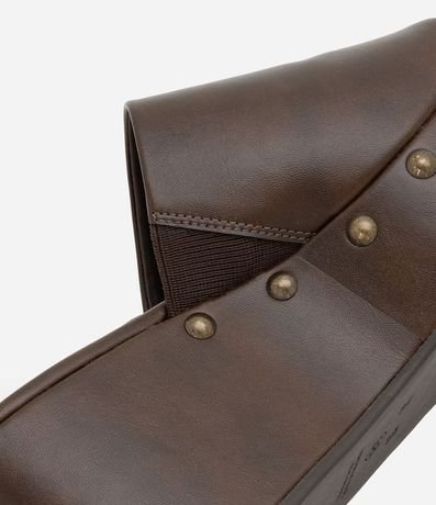 Sandalia en PU Plataforma con Remaches en Salto 4