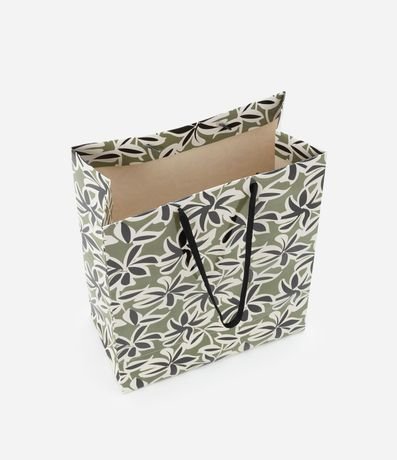 Embalaje de Regalo Mediana Estampa Follajes 2