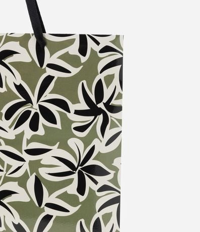 Embalaje de Regalo Mediana Estampa Follajes 3