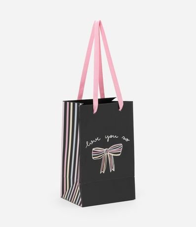 Embalaje de regalo con Bretel y lazo de Colores "love you so"