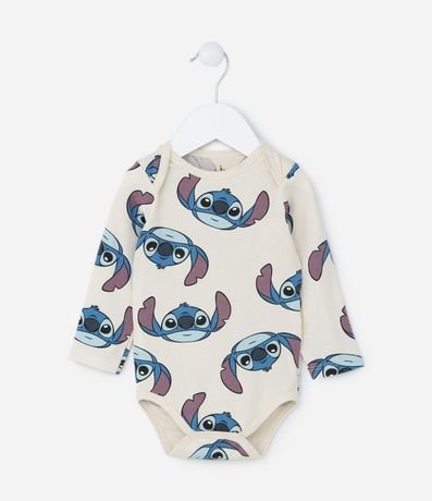 Body Infantil con Estampa de Stitch - Talle 0 a 18 meses