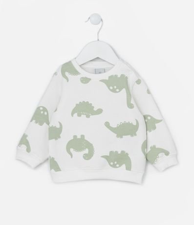 Conjunto Infantil Calentito con Estampa Dinos - Talle 0 a 18 meses 3