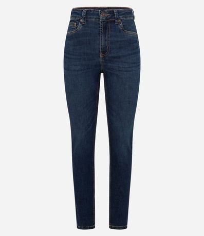 Pantalón Skinny en Jeans con Tiro Alto