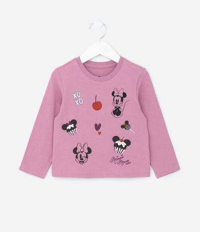 Remera Infantil con Estampa de Minnie - Talle 1 a 6 años