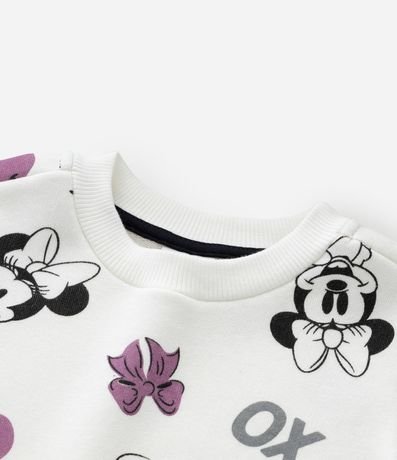 Conjunto Infantil con Estampa da Minnie y Pantalón Flare Acanalada - Talle 2 A 5/6 5