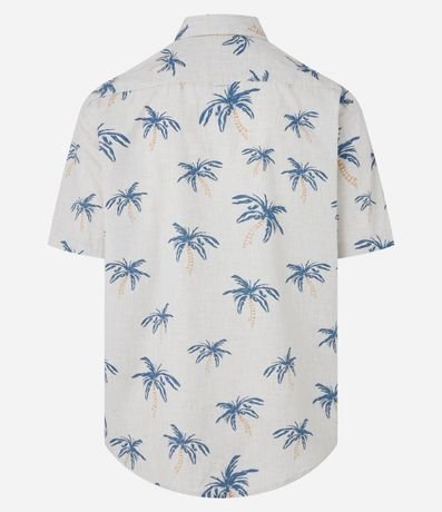 Camisa Relaxed con Estampa de Palmeras y Bolsillo 6