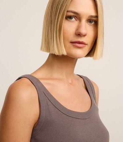 Blusa Musculosa en Rib 3