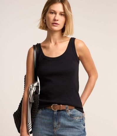 Blusa Musculosa en Rib