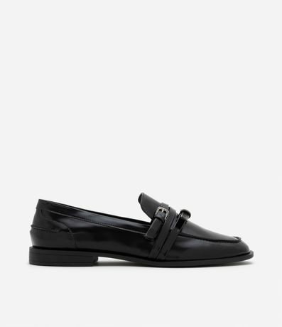 Zapato Mocasín con Multi Tiras y Hebillas