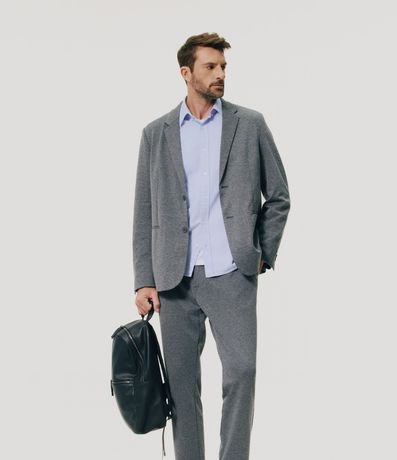 Blazer Super Slim de Malla sin Forro