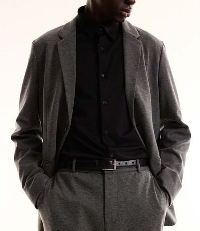 Blazer Super Slim de Malla sin Forro