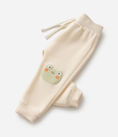 Pantalón Infantil con Estampa Sapito - Talle 0 a 18 meses 4