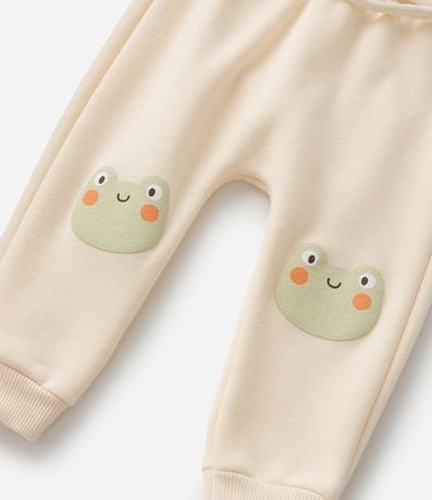 Pantalón Infantil con Estampa Sapito - Talle 0 a 18 meses 6