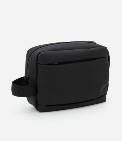 Neceser Rectangular Mediano en PU con Cremallera