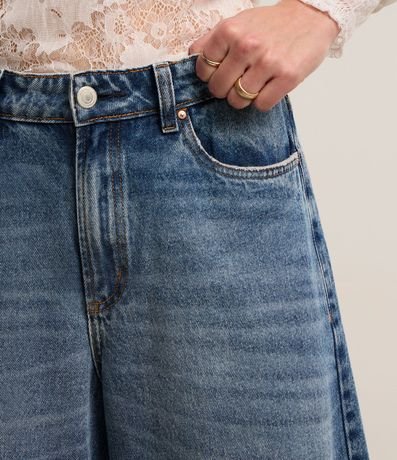 Pantalón Pantalona en Jeans con Cintura Alta 5