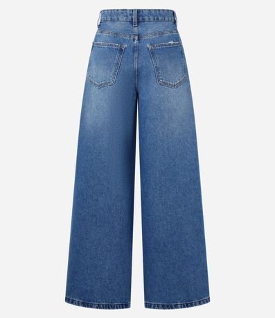 Pantalón Pantalona en Jeans con Cintura Alta 8