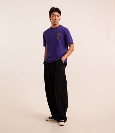 Remera Comfort en Algodón con Estampa Smile 3