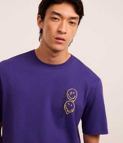 Remera Comfort en Algodón con Estampa Smile 4