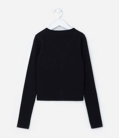 Blusa Corta Infantil Acanalada - Talle 5 a 14 años 2