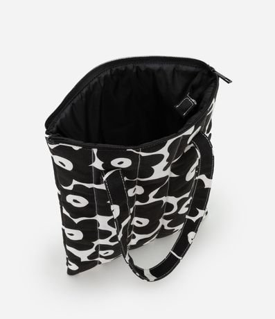 Case de Notebook con Asa y Estampa Floral Bicolor 6