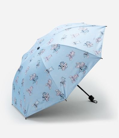 Paraguas Plegable con Fundo de Protección y Estampa Stitch