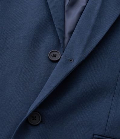 Saco de Traje Slim en Poliviscose con Textura Acanalada Leve 12