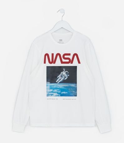 Remera Infantil con Estampa NASA - Talle 7 a 14 años