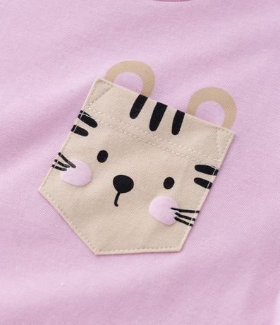 Pijama Corto Infantil con Estampa Animalito - Talle 2 a 4 años 5