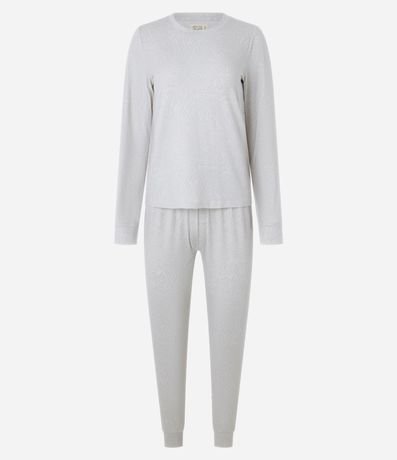 Pijama Largo en Algodón con Tacto Suave 5