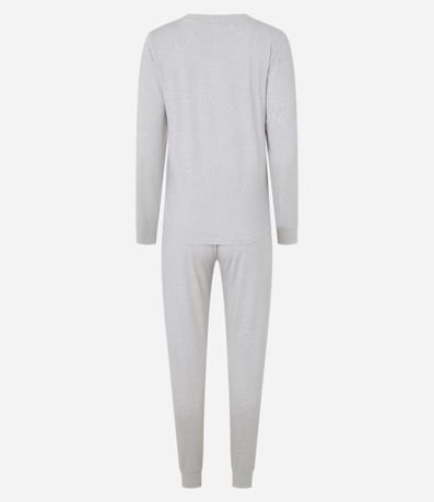 Pijama Largo en Algodón con Tacto Suave 6