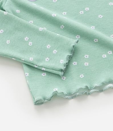 Pijama Infantil en Rib Bordado y Volados - Talle 2 a 4 años 6