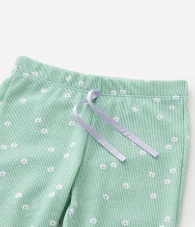 Pijama Infantil en Rib Bordado y Volados - Talle 2 a 4 años 7