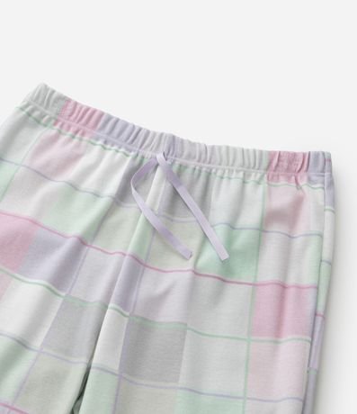 Pijama Largo Infantil en Algodón con Estampa Stitch - Talle 5 al 14 años 8