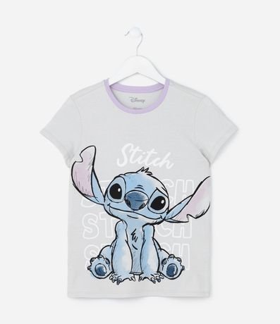 Pijama Largo Infantil en Algodón con Estampa Stitch - Talle 5 al 14 años 2