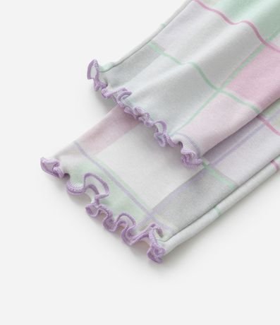 Pijama Largo Infantil en Algodón con Estampa Stitch - Talle 5 al 14 años 4