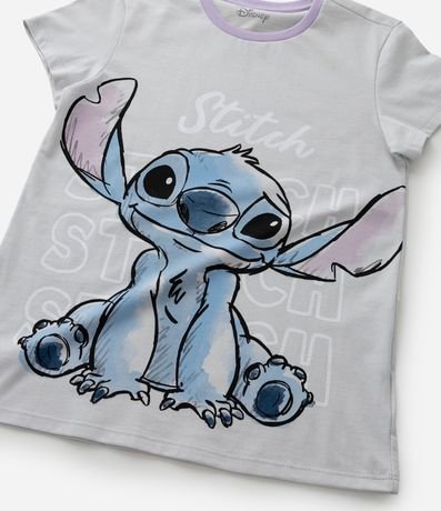 Pijama Largo Infantil en Algodón con Estampa Stitch - Talle 5 al 14 años 5