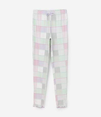Pijama Largo Infantil en Algodón con Estampa Stitch - Talle 5 al 14 años 7