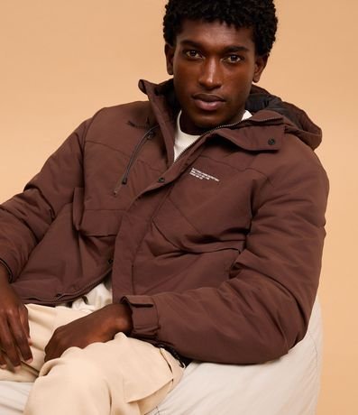 Campera en Poliamida con Recortes y Bolsillo Diferenciado 3