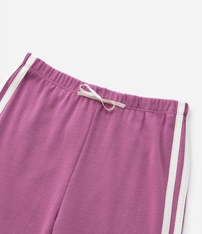 Pijama Largo Infantil en Algodón con Estampa de Cereza y Rayas Laterales -Talle 5 al 14 años 7