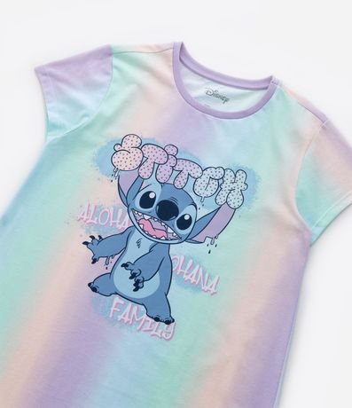 Camisón Infantil Estampa Tie-Dye Stitch - Talle 5 a 14 años 5