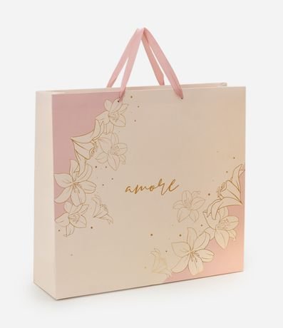 Bolsa de Regalo Grande con Estampa Amore y Tarjeta con Sobre