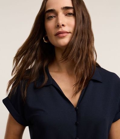 Camisa en Viscosa con Lazo en el Bajo 4