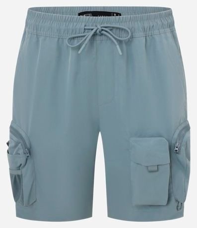 Bermuda Cargo con Cintura Elástica y Bolsillos Tacticos 6